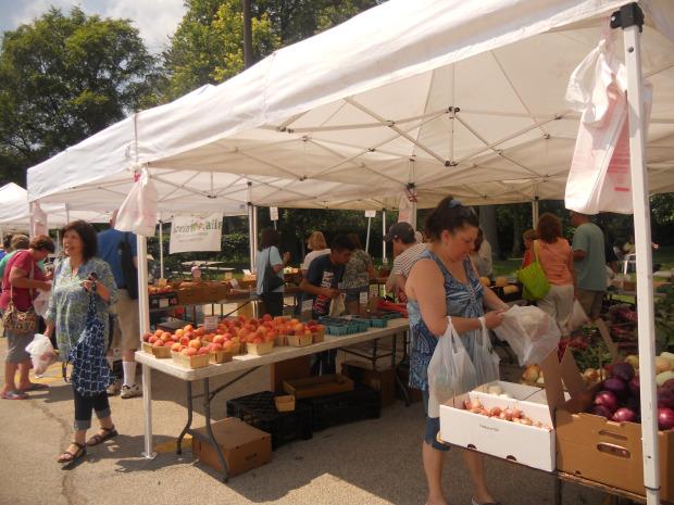 The Farmer's Market is open on Saturday mornings
