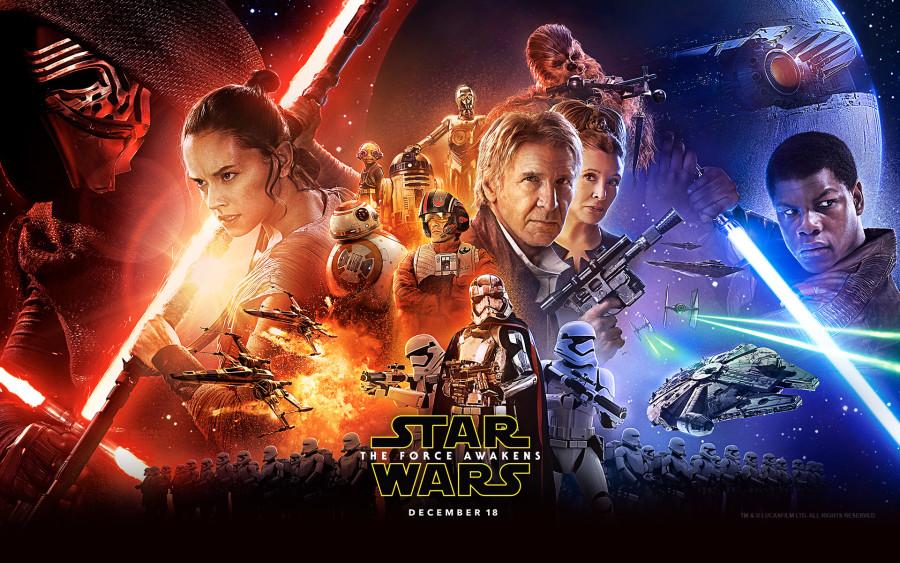 Star+Wars%3A+the+Force+Awakens+comes+to+theaters+on+Dec.+18.