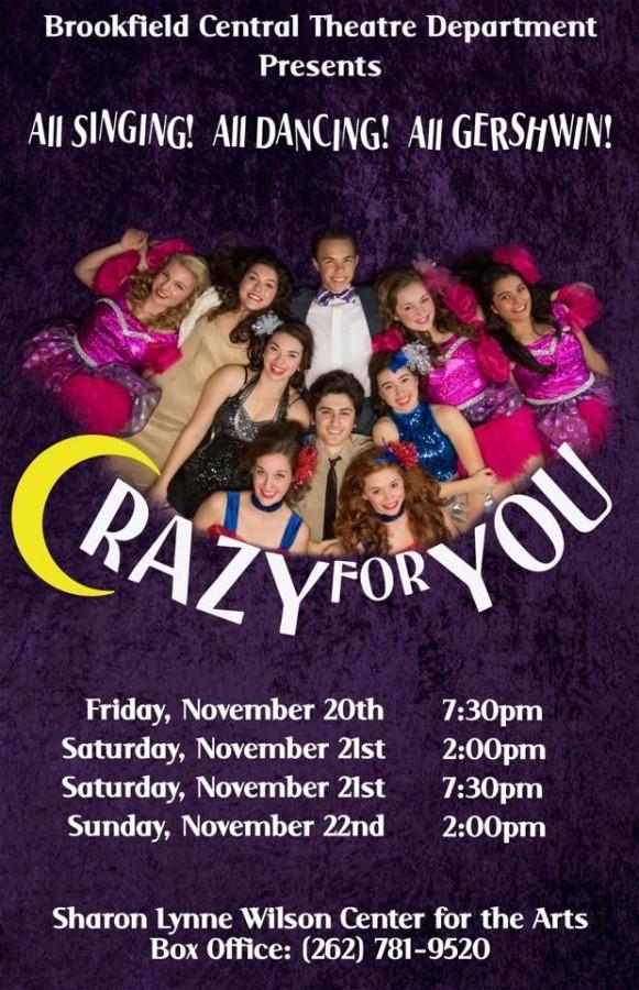 The senior cast members pose for the official Crazy for You poster.