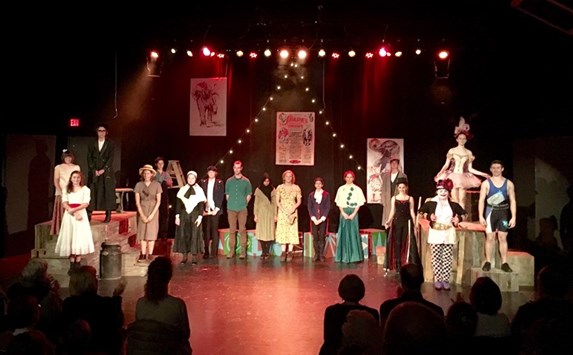 The cast of Elephants Graveyard takes a bow after a poignant performance.