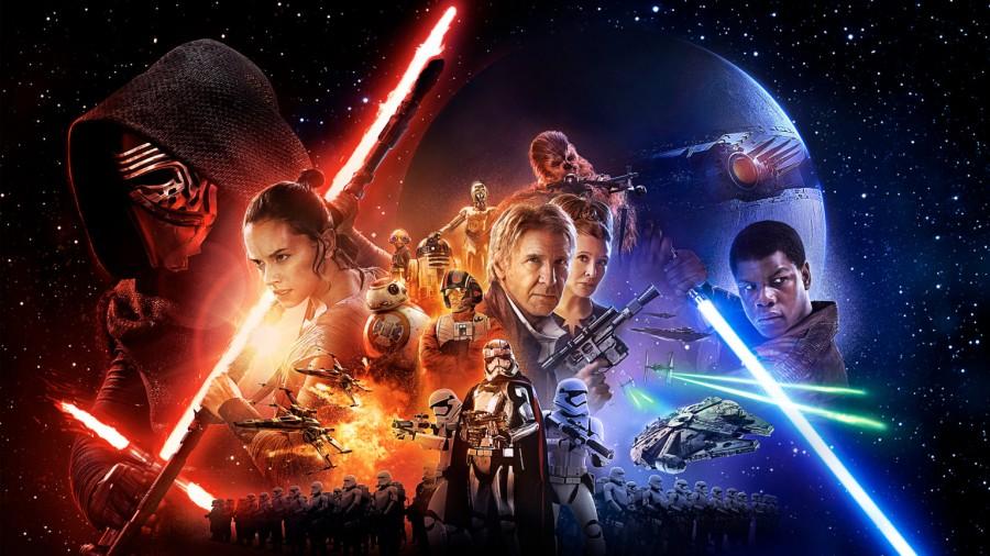 Star+Wars+VII%3A+The+Force+Awakens+premiered+Dec.+18%2C+thirty+years+after+the+defeat+of+the+Galactic+Empire.+The+classic+film+series+features+new+and+old+beloved+characters+with+an+action+packed+plot%2C+creating+several+theories+about+sequels+to+come.