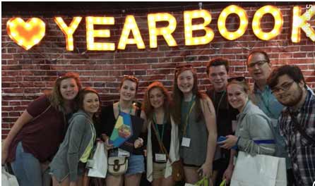 From left to right: Riley Swart (‘18), Maya Guadagni (‘16), Emma Shibilski (‘16), Emma Kumer (‘16), Katie Smith (‘18), Dylan Pashke (‘16), Sydney Gabrysiak (‘16), Mr. Juran, and Thomas Lazar (‘16).