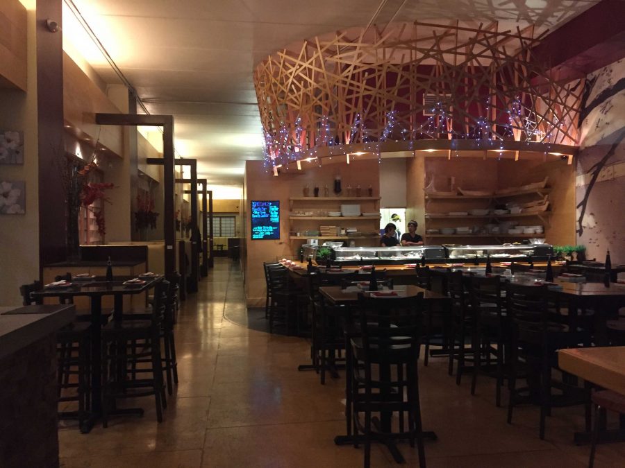The interior of Kanpai Izakaya exudes a serenity that promises delicious food and comfort.