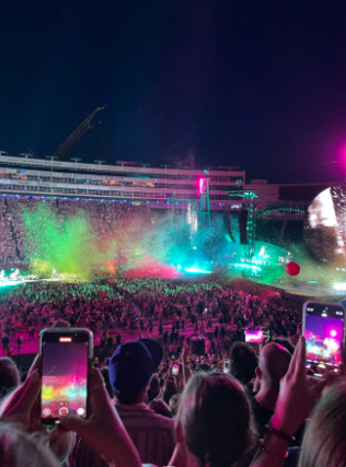 Camp Randall's Coldplay Concert